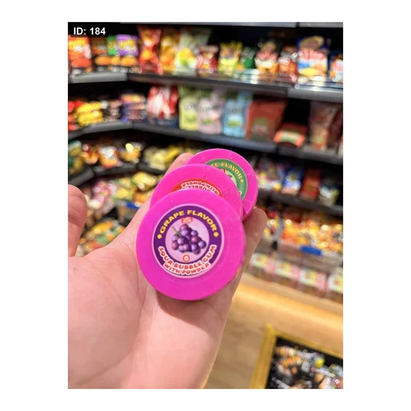 خمسة كرات مع بودرة حامضة